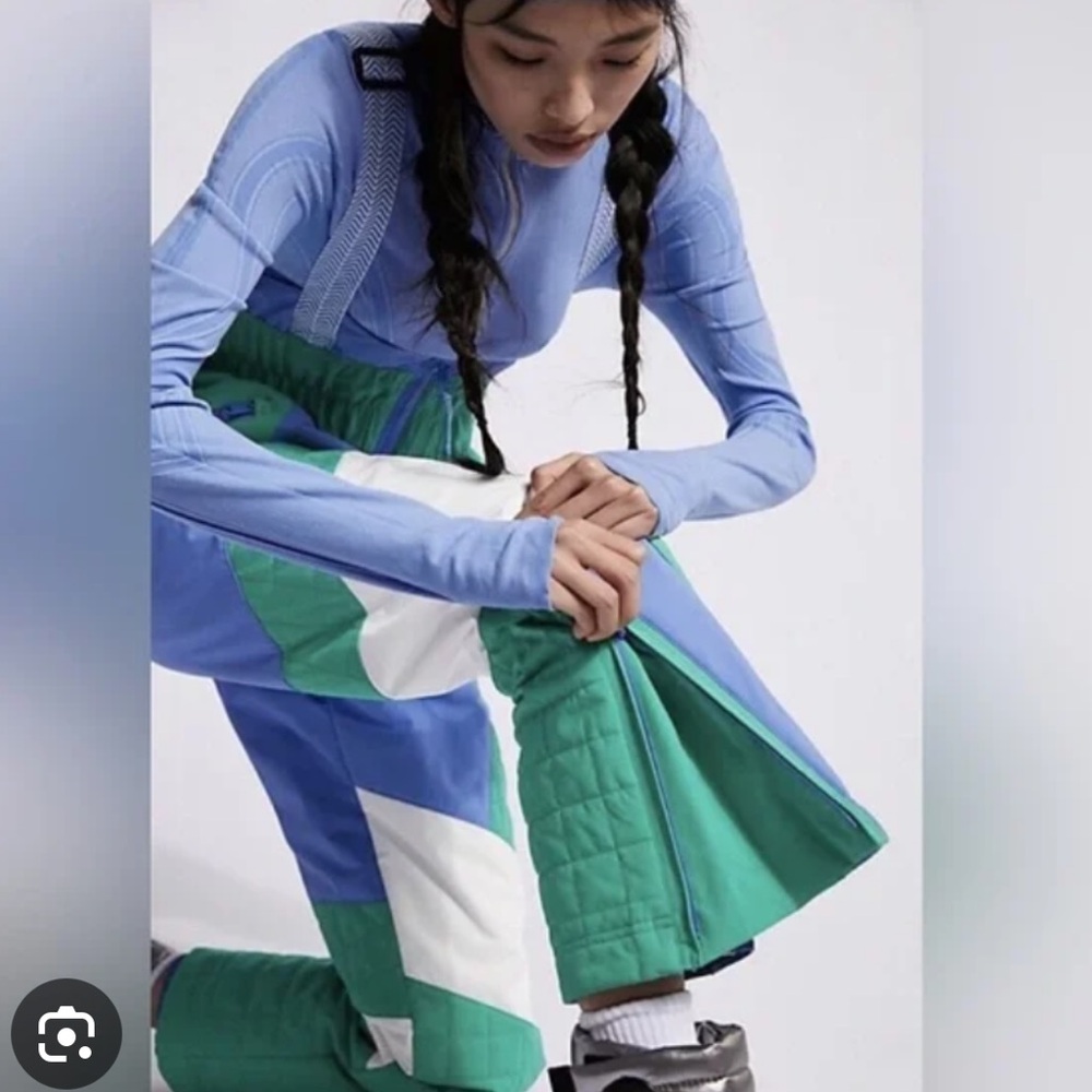 Free People Movement Free People All Prepped Colourblock Bib Snow Ski Pants